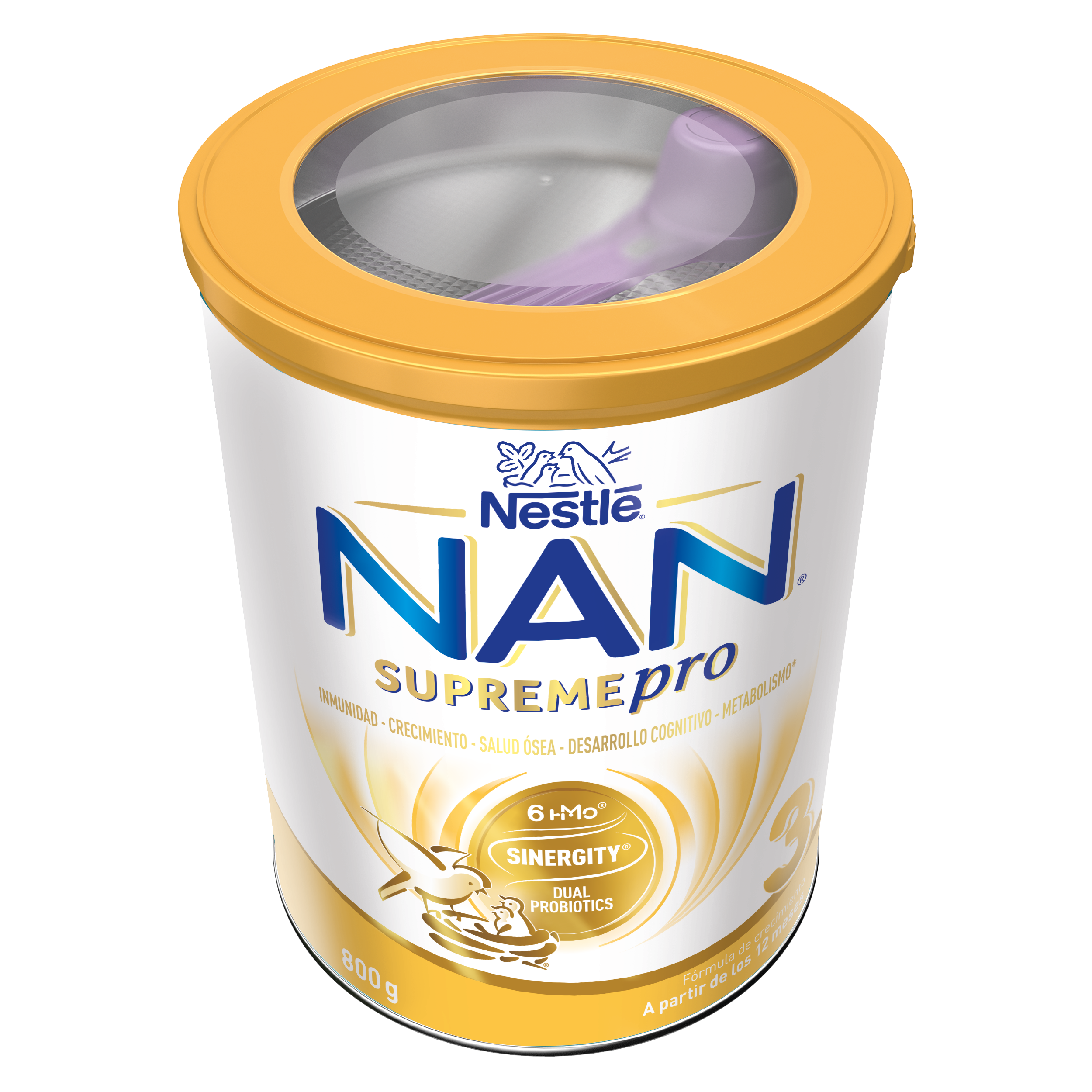 NAN Supreme Pro 3 infant formula with Nestlé logo