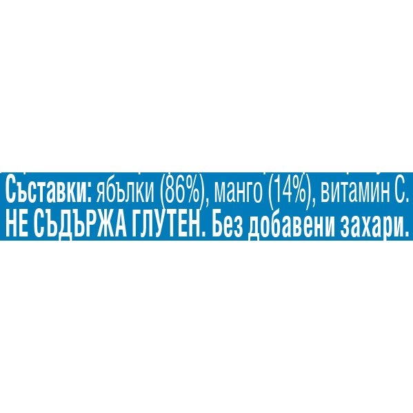 Gerber Natural for baby Ябълка и манго пюре