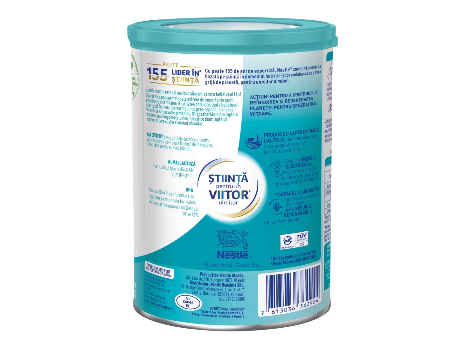 Nestle NAN OptiPRO 1 - Обогатено мляко за кърмачета на прах-400 g