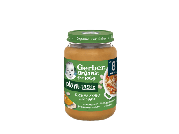Gerber organic plant-tastic яхния с ечемик Gerber organic plant-tastic яхния с ечемик