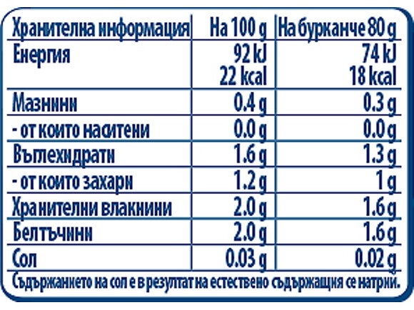 nestle gerber броколи хранителна таблица