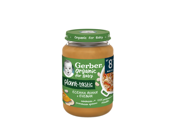 Gerber organic plant-tastic яхния с ечемик front