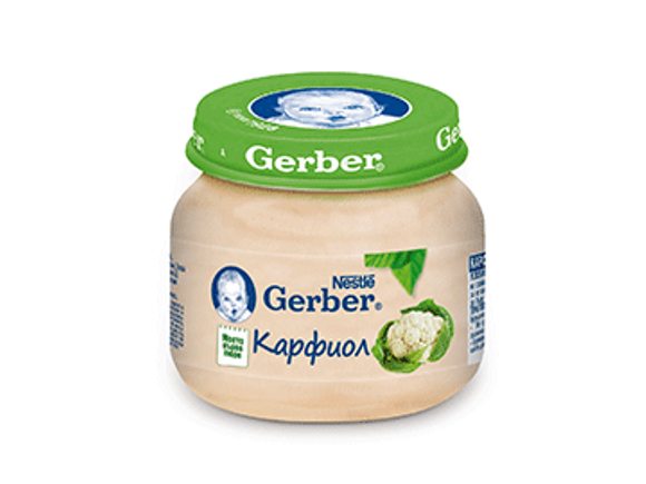 nestle gerber пюре карфиол