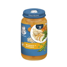 Gerber пюре пиле фрикасе за бебе Gerber пюре пиле фрикасе за бебе