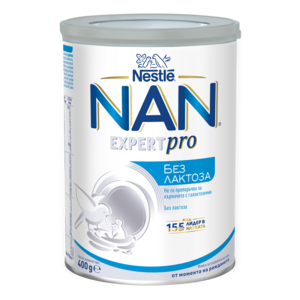 Nestlé NAN Expert Pro infant formula can, white and blue