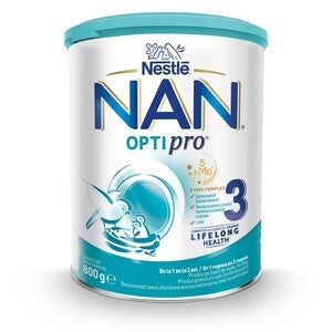 Nestlé NAN OptiPRO 1, Обогатено мляко за кърмачета на прах от раждането, 800 g