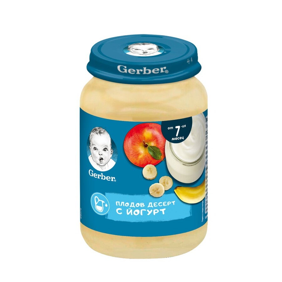 Nestlé GERBER® Пюре Плодов десерт с йогурт Nestlé GERBER® Пюре Плодов десерт с йогурт