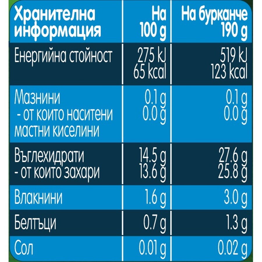 Gerber® Organic Банан, ябълка, круша и праскова пюре