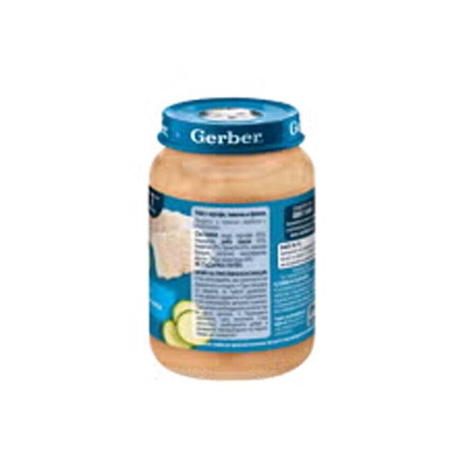 Gerber Храна за бебета, Пюре с риба, картофи и тиквички, от 7-ия месец, 190g