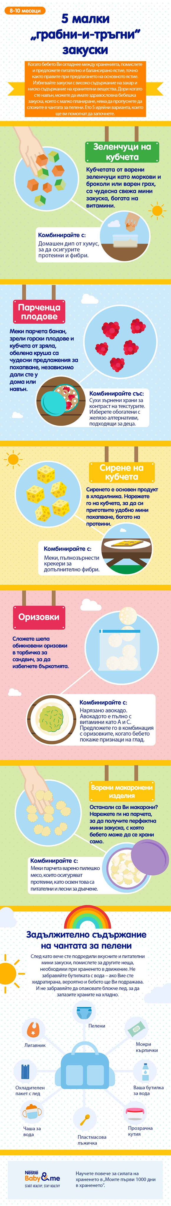5 малки „грабни-и-тръгни“ закуски 5 малки „грабни-и-тръгни“ закуски