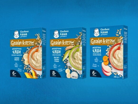 Gerber® Пълнозърнести каши