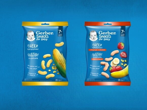 Снакс за бебета от Gerber