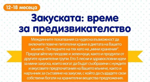 Закуската: време за предизвикателство