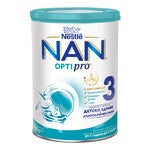 Nestlé NAN OPTIPRO stage 3 formula can, white and teal packaging