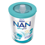 NAN Optipro 2 infant formula can with teal lid