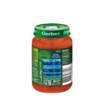 Gerber Organic Храна за бебета, Пюре от сладък картоф и пилешко, от 10-ия месец, 190g