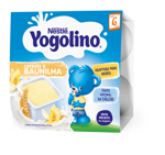Nestlé YOGOLINO Грис Ванилия млечен десерт, от 6-ия месец, 100g (4бр. в опаковка)
