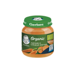 Gerber® Organic Морков и сладък картоф пюре_front