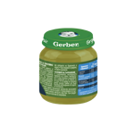 GERBER® Organic Зелен грах броколи и тиквички пюре_back1