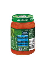 Gerber® Organic Сладък картоф със зеленчуци и пилешко месо пюре, от 10-ия месец, 190g