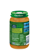 Gerber Organic for baby, Храна за бебета, Пюре от Спагети с телешко, от 12-тия месец, 250g