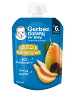 GERBER® Круша и сушени сливи пюре_front