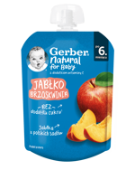 GERBER® Ябълка и праскова пюре_front