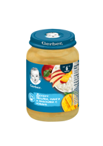 GERBER® Ябълки, манго и праскова с извра_front