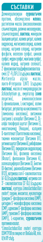 Ingredient list
