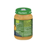 Gerber® Organic Банан, ябълка, круша и праскова пюре