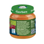 Gerber Organic for baby, Храна за бебета, Пюре от ябълка, кайсия и праскова Gerber Organic for baby, Храна за бебета, Пюре от ябълка, кайсия и праскова